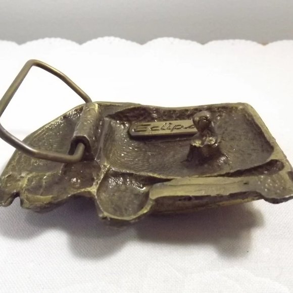 Vintage Distressed Highland Transport Semi Truck Belt Buckle - Picture 8 of 9